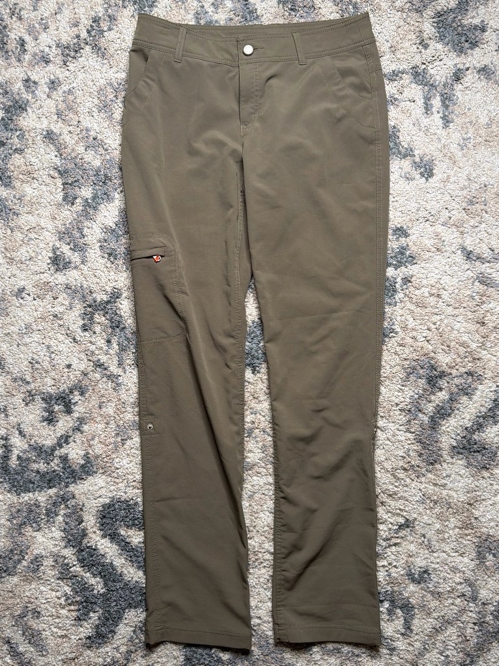 Men's Olive Greenree Casual Travel Pants